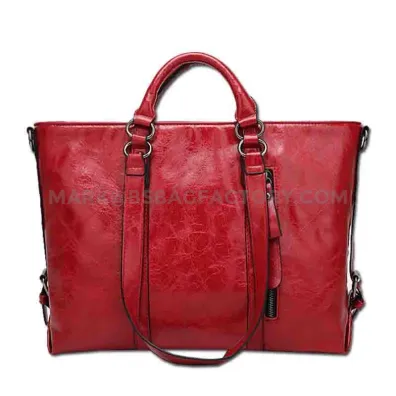 Leather Work Tote